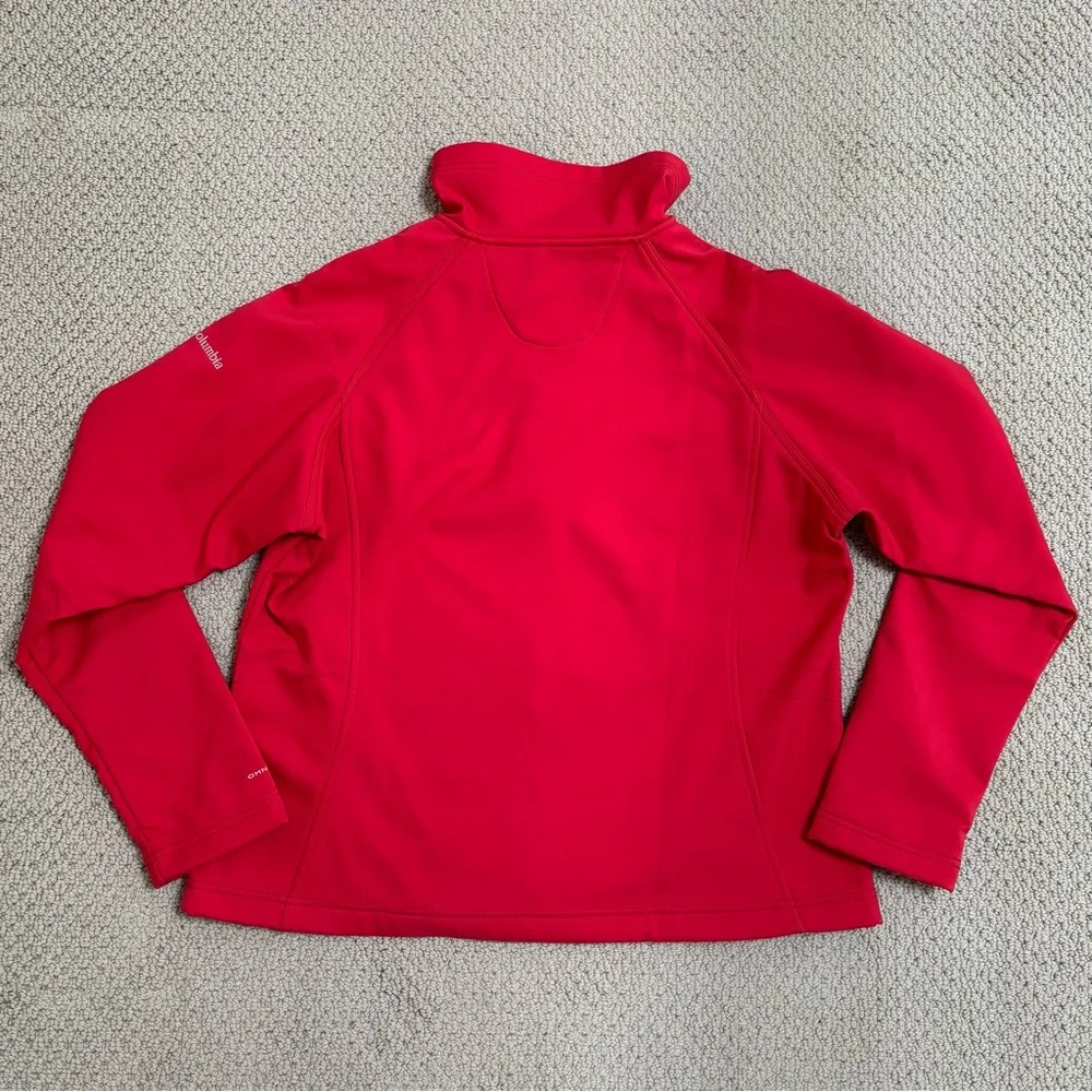 Columbia Vibrant Red Fleece Jacket - Picture 3 of 5